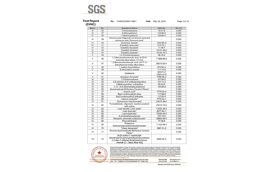 環(huán)保測試報(bào)告 SVHC CANEC25009119801